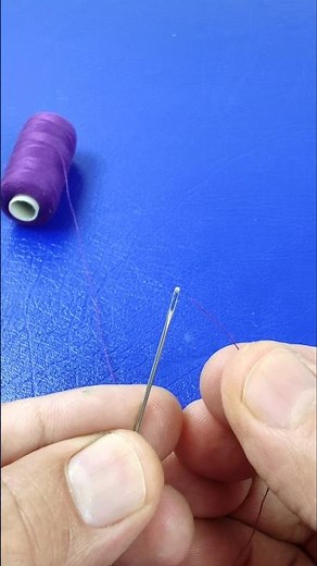 Genius Sewing Hack! Thread a Needle in the Blink of an Eye! #diy #alltools