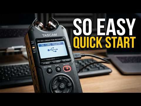 Tascam DR-40X Tutorial for Beginners
