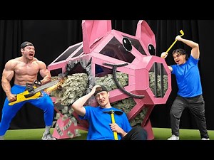 Break The Armored Piggy Bank, Win $10,000