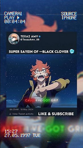 super sayein of black clvr #aestheic#blackclover #mereoleona#asta#yami #trend #shorts#thomasshelby