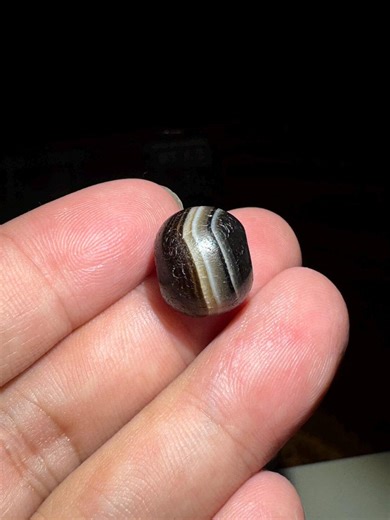 Han Dynasty Banded Agate Bead / Ancient Agate Bead / Manfenghua Ancient Chalcedony / Excavated Ancient Ornament / Ancient Han Dynasty Banded Agate Bead - Etsy