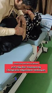 615K views · 4.3K reactions | L5-S1 Slip Disc Treatment by Chiropractic Adjustment Techniques #slipdisctreatment #backpain #chiropractic #sciatica #drrajeshsharmapt #reelsfb #reels #slipdisc #health #shorts | Healing osteopathy, chiropractic and physiotherapy clinic | Facebook