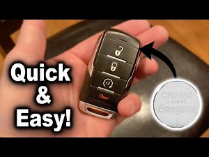 How to Replace Keyfob Battery | 2019-2025 Ram 1500