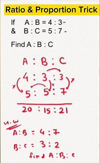 AptitudeTrick #1: Ratios & Proportion| vertical Multiplication Trick – Solve A:B:C in Seconds! ⚡