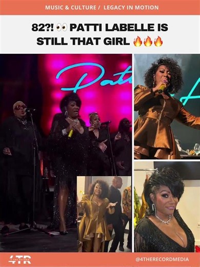 82?! 👀 Wherrrreee??? The icon herself Ms. Patti, Patti is still out here slaying 🔥🔥🔥 | 4TR