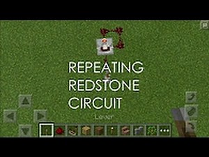 How to Create a Repeating Redstone Signal in Minecraft PE