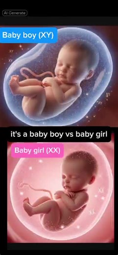 Baby Boy vs Baby Girl in the Womb: 3D Visualization
