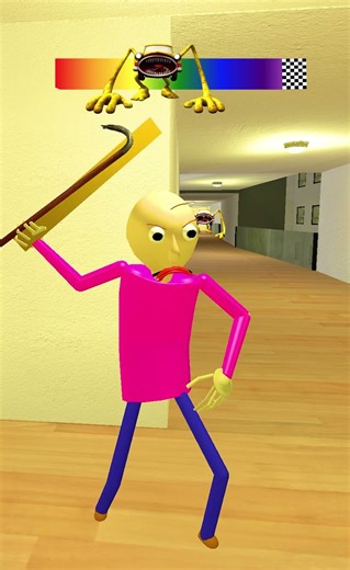 Sea Car Eater vs Pinki Baldi GMod