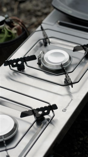 RidgeMonkey on Instagram: "Cook anywhere, your way 🔥 . The Grilla CookStation Single Hob and Grilla CookStation Double Hob give you choice and flexibility for every outdoor adventure. Whether you want a compact single burner for quick breakfasts or a double burner to cook full meals for friends and family, this rugged stainless-steel cook station delivers 🍳 . Easy-ignite 🔲 Adjustable burner for precise heat control 🔥 Removable side table for prep space 🍽️ Space-saving fold-flat design with 