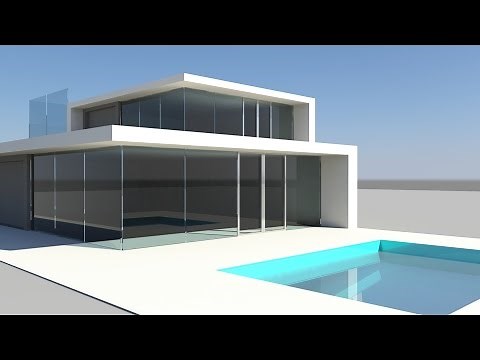 Maya tutorial : Modeling a modern villa