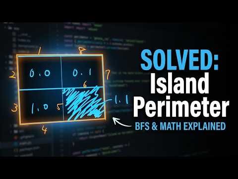 LeetCode 463. Island Perimeter | No BFS Needed!