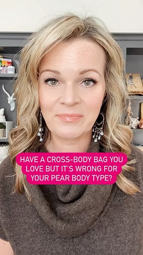 7.2K views · 988 reactions | Cross-body bags are a NO GO for the pear...