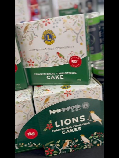 The famous Lions Christmas Cakes & Puddings Have arrived in store! 🎄 Come in and show your support by purchasing one. | Harry’s Homemade Fine Food’s