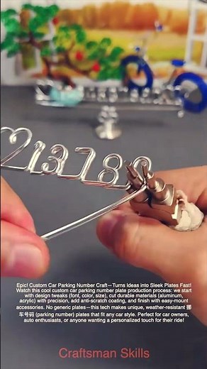Epic! Custom Car Parking Number Craft—Turns Ideas into Sleek Plates Fast!