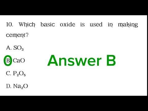 15 Exam based Questions and Answer From The Basic Oxide