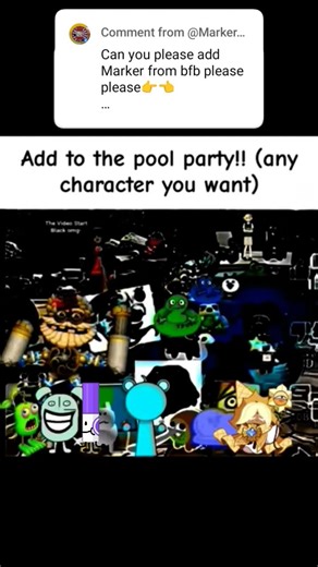 Request : Marker from BFB (Battle for BFDI(Battle for Battle for Dream Island))