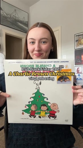 lillie on Instagram: "a charlie brown christmas (60th anniversary) vinyl unboxing!! this is an RSD black friday 2025 release limited to 4K copies﫣 thank you to @craftrecordings for sending this over﫶﫶 #explore #vinyl #vinylrecords #vinylcommunity #unboxing #recordstoreday #rsd2025 #rsdblackfriday #charliebrown #gifted"