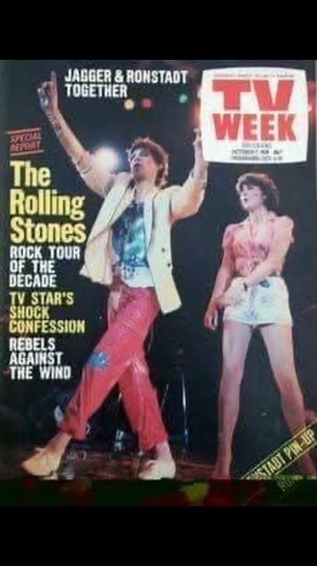 Miss Linda Ronstadt and Mick Jagger performing Tumbling Dice 🎲🎲 | Thomas Moore