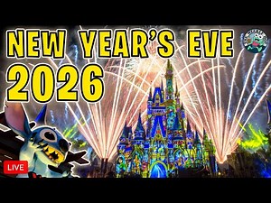 🔴 LIVE: New Year’s Eve at Walt Disney World! 🎆 Fantasy in the Sky Fireworks & Disney Springs ✨