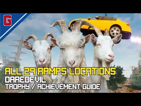 Goat Simulator 3 - All 29 Ramps Locations ( Daredevil Trophy 🏆 / Achievement Guide)