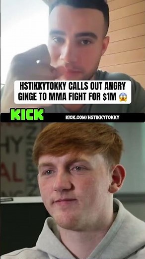 HSTIKKYTOKKY CALLS OUT ANGRYGINGE TO MMA FIGHT FOR $1M 😱 #hstikkytokky