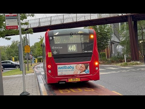 Journey on enviro 200 MMC, DME 30368 (YX19OND): Route 440 to Turnham Green Church