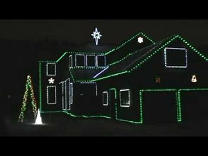 Insane Computerized Techno Christmas Lights