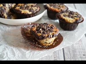 Bananmuffins Med Chokolade Og Kakaocrumble
