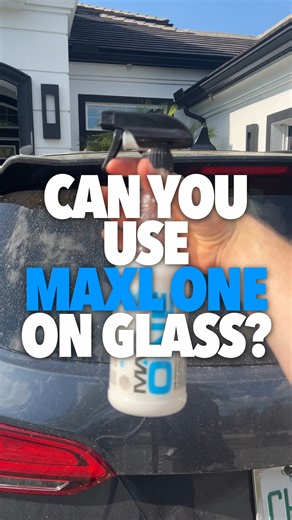Can You Use MAXL ONE On Glass? Yes! MAXL ONE with Triphene works on any surface of your vehicle, and glass is one of the surfaces where it performs exceptionally well. Just Spray, wipe, and dry. The Triphene technology inside MAXL ONE creates a smooth hydrophobic coating that helps repel rain, dust, and grime. On a treated windshield, water forms tight beads and zips off the glass, making driving in bad weather much easier. Side-by-side, the difference between coated and uncoated glass is dramat