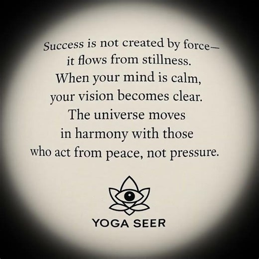 🌞 Quote of day— Manifesting Success through Calm Mind