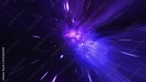 Magic wormhole - a twist in outer space flight into a black hole