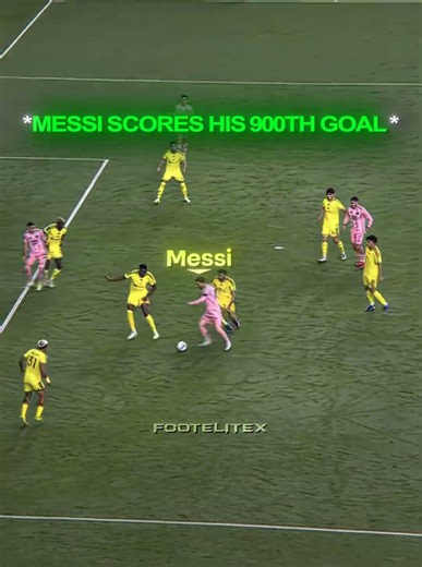 Messi Scored His 900 Career Goal ❤️‍🩹