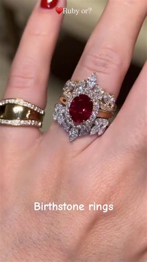 Most Stunning Birthstone Rings 2026 | Emerald Ruby & Blue Sapphire Collection