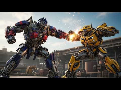 Optimus Prime vs. Bumblebee - Megatron plot to take over Earth | Transformers AI