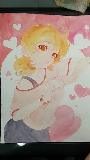 창작 일러스트-귀여운 만화 캐릭터 그리기 #손그림 #일러스트 #수채화