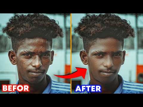 High-End Skin Retouching in Photoshop | Frequency Separation Tutorial for Beginners