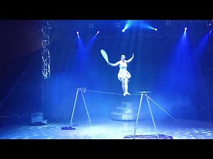 AMAZING Ballet On Tight Rope #circusvegas #tightrope #circus #ballet