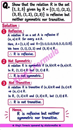 R-(5/100) | relations and functions class 12 one shot | ncert pyq