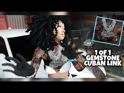 Making A 1 Of 1 Gemstone Cuban Link + Richard Mille Set In GTA 5 RP (FiveM) | Blender 3D Modeling