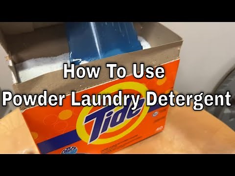 How to Use Powder Laundry Detergent