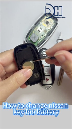 Tired of paying shops for Nissan key battery?💸DIY at home in minutes!#NissanKey #CarKeyBattery #Nis