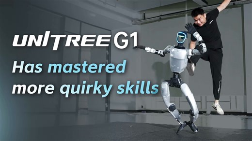 50K views · 3.5K reactions | Unitree G1 has mastered more quirky skills 朗 Unitree G1 has learned the "Anti-Gravity" mode: stability is greatly improved under any action sequence, and even if it falls, it can quickly get back up. #Unitree #HumanoidRobot #AGI #AI #EmbodiedAI #Bipedal #SpringFestivalGalaRobot | Unitree Robotics | Facebook