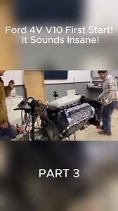 Ford 4V V10 First Start! _ It Sounds Insane! | Enginebuildcar1