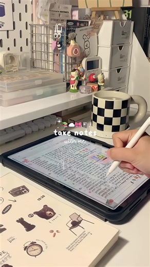 Take Notes with Me: A Relaxing Study Session