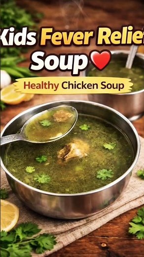 Home Remedy Chicken Soup for Cold & Cough 🥣 | Kids Fever Relief