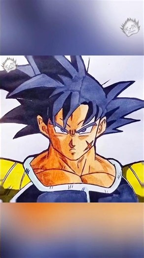 Dibujando a Bardock #dibujoskar #drawing #goku #bardock