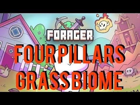 HOW TO DO THE 4 PILLARS PUZZLE (GRASS BIOME) | Forager