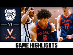 Butler vs. Virginia Game Highlights | 2025-26 ACC Men's Basketball