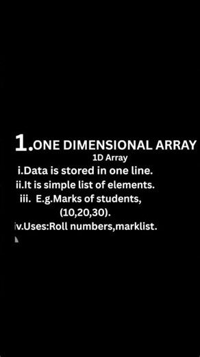 Types of array, DSA INTERVIEW QUESTIONS. #learning #engineering #dsa #interview #motivation #study