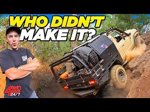 4 BROKEN 4WDs & 1 DOESN'T FINISH THE TRACK... Epic Glass House Mountains CARNAGE!